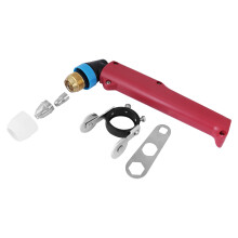 Post Flow Plasma Cutter Torch HF Ignition High Duty Cycle Flexible And Durable Neck Air Pressure Work With PT31 Consumables Included Pilot Arc