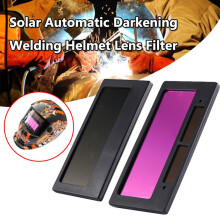 Replacement Welding Lens for Helmet, High Definition View 4.3 Inch by 2 Inch Auto-Darkening Filter, Adjustable Delay Time with Enhanced UV