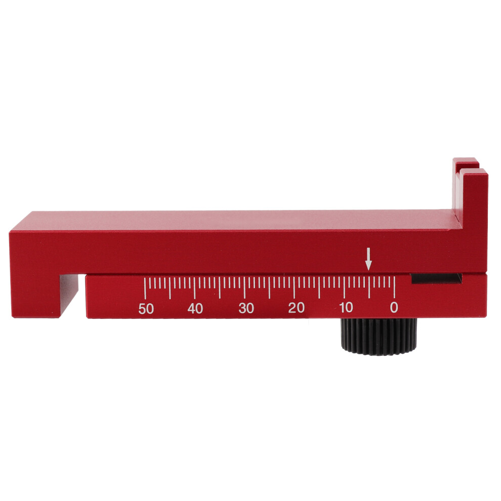 Depth Measuring Ruler Woodworking Tool Lightweight Aluminum Alloy Mini Gaps Gauge Flexible Operation And Corrosion Resistant Accurate Scale For 9138057048476