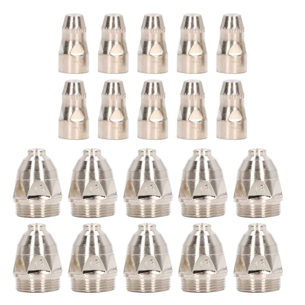 Stainless Steel Plasma Nozzle Electrode Tips Set Compatible With Lotos Ltp8000 P80 High Cutting Efficiency Pilot Arc Torch Compatible Easy To Clean 9138057048971
