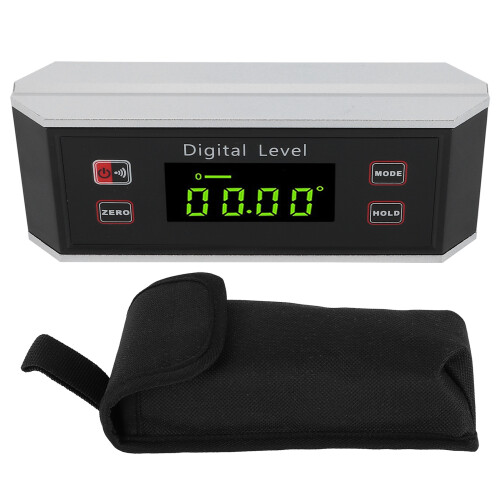 Level Inclinometer Digital Protractor Angle Finder with Backlight Display Absolute Measurement Mode Relative Measurement Mode for Building
