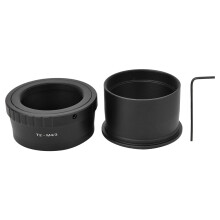 High Quality Metal Telescope Adapter Ring T2 to M4/3 Mirrorless Camera Manual Focus and Barlow Lens Compatibility Seamless Fit for Olympus Panasonic