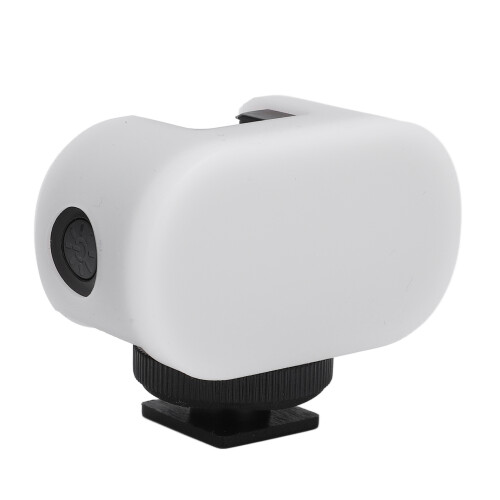 Adjustable Color Temperature LED Fill Light with Diffusion Panel High-Power LED Beads On-Camera LED Light Panel Hot Shoe Mount USB Rechargeable 1