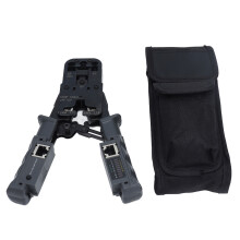 Modular Crimping Equipment Ethernet Network Cable Crimper Stripper RJ45 Pass Through Crimp Tool Mini Tool Pliers Wire Stripper Fast Reliable Crimp