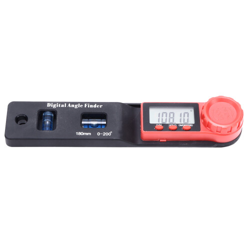 Angle Gauge With Digital Display, Switchable Display Hold Function Mini Digital Level For Construction Woodworking Furniture Building Materials 1
