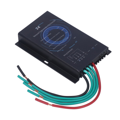 Automatic Battery Charging Regulator Wind Generator Controller Wind Power Regulator IP67 Rated Controller With Overload Protection Heat Dissipation 2