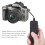 Zoom Function Remote for Mirrorless Cameras, Shutter Lock Enabled Wired Remote Commander, Off-Camera Shutter Release with Video Record Compatibility, 5