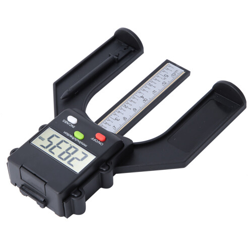 Height And Depth Measurement Tool Digital Display Magnetic Base Precision Digital Depth Gauge For Woodworking Locking Rule Function Versatile 2