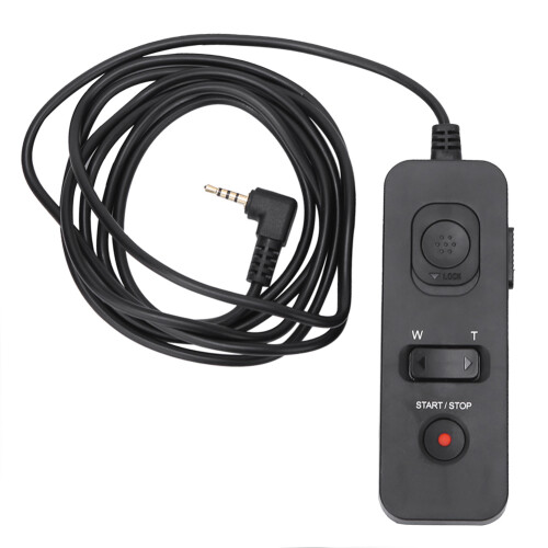 Zoom Function Remote for Mirrorless Cameras, Shutter Lock Enabled Wired Remote Commander, Off-Camera Shutter Release with Video Record Compatibility, 1