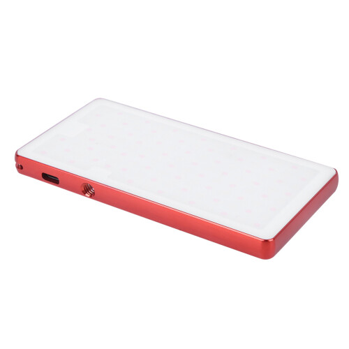 Camera Light Panel For RGB Video Lighting Needs, Universal Mount Dimmable Brightness OLED Display With Color Temperature Control And Long Battery 1