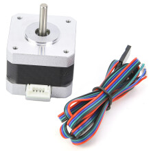 Low Noise Stepper Motor 2 Phase 1.8 Degrees Step Angle DC4.0V 1.2A High Torque Stable Internal Structure Durable Bearing Wide Application Bipolar