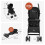 Hauck Fold N Care Stroller - Black 7