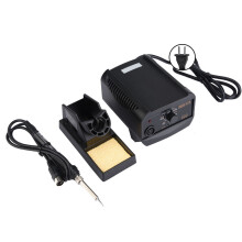 Temperature Control Knob Soldering Station Fast Heating Adjustable Temperature High Power Digital Display Auto Sleep Temperature Calibration Hot Air