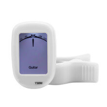 High Precision Guitar Tuner Clip On Accurate Chromatic Bass Violin Ukulele Tuner Rotational Bright Display Sensitive Vibration Clip Fast Tune Multi