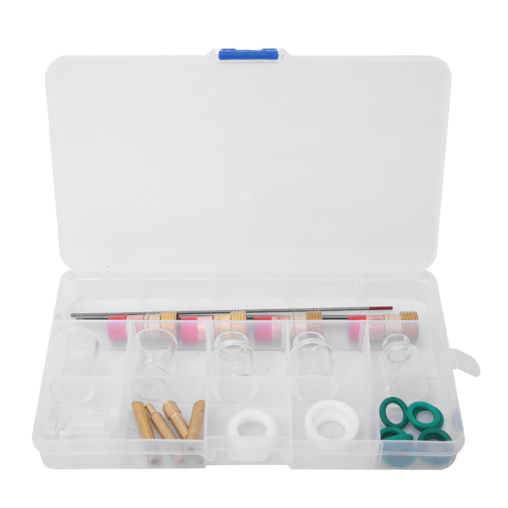 Consumables Kit For Tig Welding Torch Gas Lens High Temperature Resistance Durable Construction Crack Resistance Low Temperature Impact Toughness 9138057084542