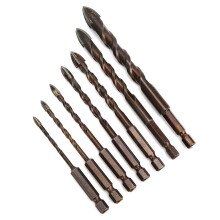 Multifunction Masonry Drill Bit Set, Accurate Drilling Performance Tool, High Strength Not Easy to Break Alloy Steel Bits with Fine Craftsmanship,