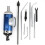 Quick and Accurate Centering Tool For Machinists, Adjustable Feeler Coaxial Centering Indicator With Sturdy and Reliable Construction, Precision 2