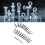 Screw Extractor Tool Kit, Damaged Screw Remover Set Increased Torque Serrated Tip Quick Change Chuck DoubleLok Technology Professional Grade 4