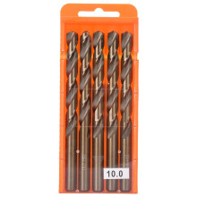 High Hardness Straight Shank Drill Cobalt Drill Bits, 10mm Twist Drill for Industrial Metalworking, Mechanical or Hand Drill for Drilling with