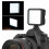 Expandable Connection System LED Light For Camera Vlogging, Dimmable Video Fill Light With 3 Cold Shoe Universal Mounts Lightweight Durable Design 3