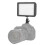 Cold Shoe Mount LED Video Light With Dimmable Vlog Light Capability, Softbox Design Warm Light And White Light Adjustable Rechargeable Portable Light 3