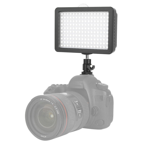 Cold Shoe Mount LED Video Light With Dimmable Vlog Light Capability, Softbox Design Warm Light And White Light Adjustable Rechargeable Portable Light 2