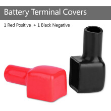 Battery Terminal Protector for Marine and Off-Road Vehicles, Battery Terminal Covers with Easy Installation, Flame-Resistant Insulating Caps for