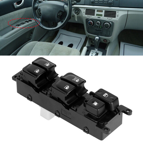 Window Control Switch Driver Side Durable Design Direct Replacement Plug And Play Compatibility For Sonata Models High Quality Materials Easy 2