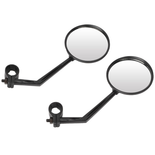 Professional Scooter Rearview Mirror, Adjustable Mirror Angle, 360-Degree Rotation, Large View Retroreflector, Durable Replacement Accessory for