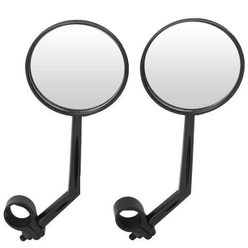 Professional Scooter Rearview Mirror, Adjustable Mirror Angle, 360-Degree Rotation, Large View Retroreflector, Durable Replacement Accessory for 1