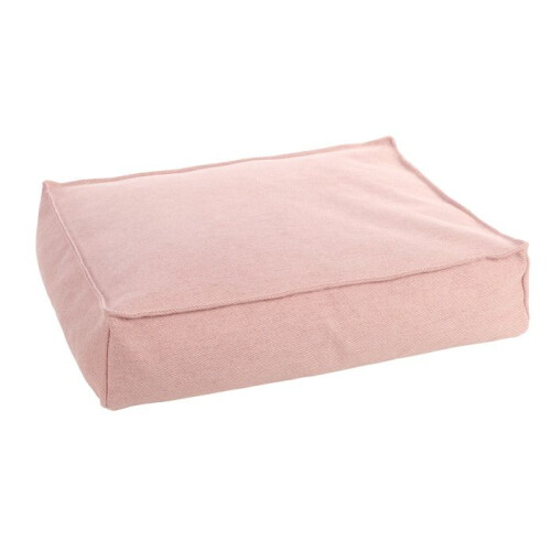 Coussin cesta em tecido 100 x 70 x 18 cm Rosa 1