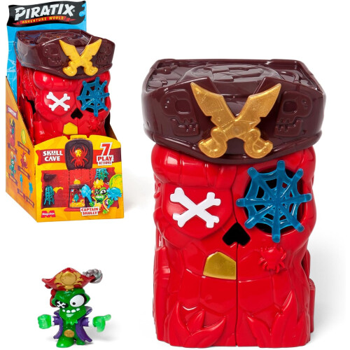 Piratix Secret Skull Cave Playset Treasure Hideout