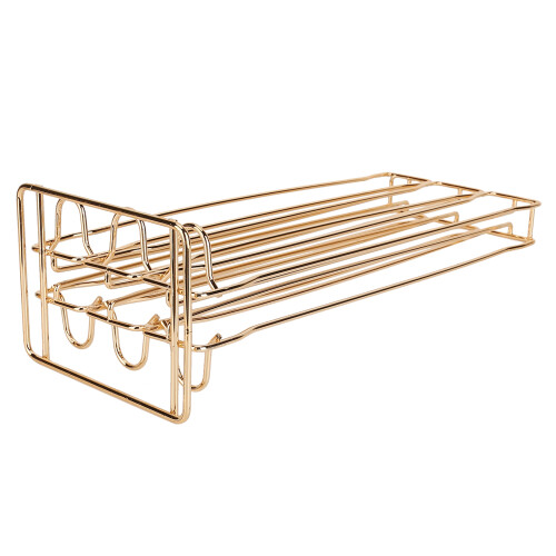 Goldfarbener Eisen-Draht Kaffeekapselhalter 60-Kapsel-Rack 2