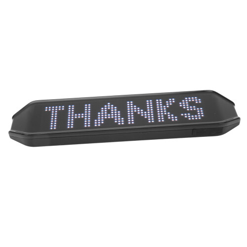 Smartphone Programmable Bluetooth LED Car Sign Scrolling Messager Bright Blue Color Led Multi Language Texts Graffiti Animations Music Equalizer 2