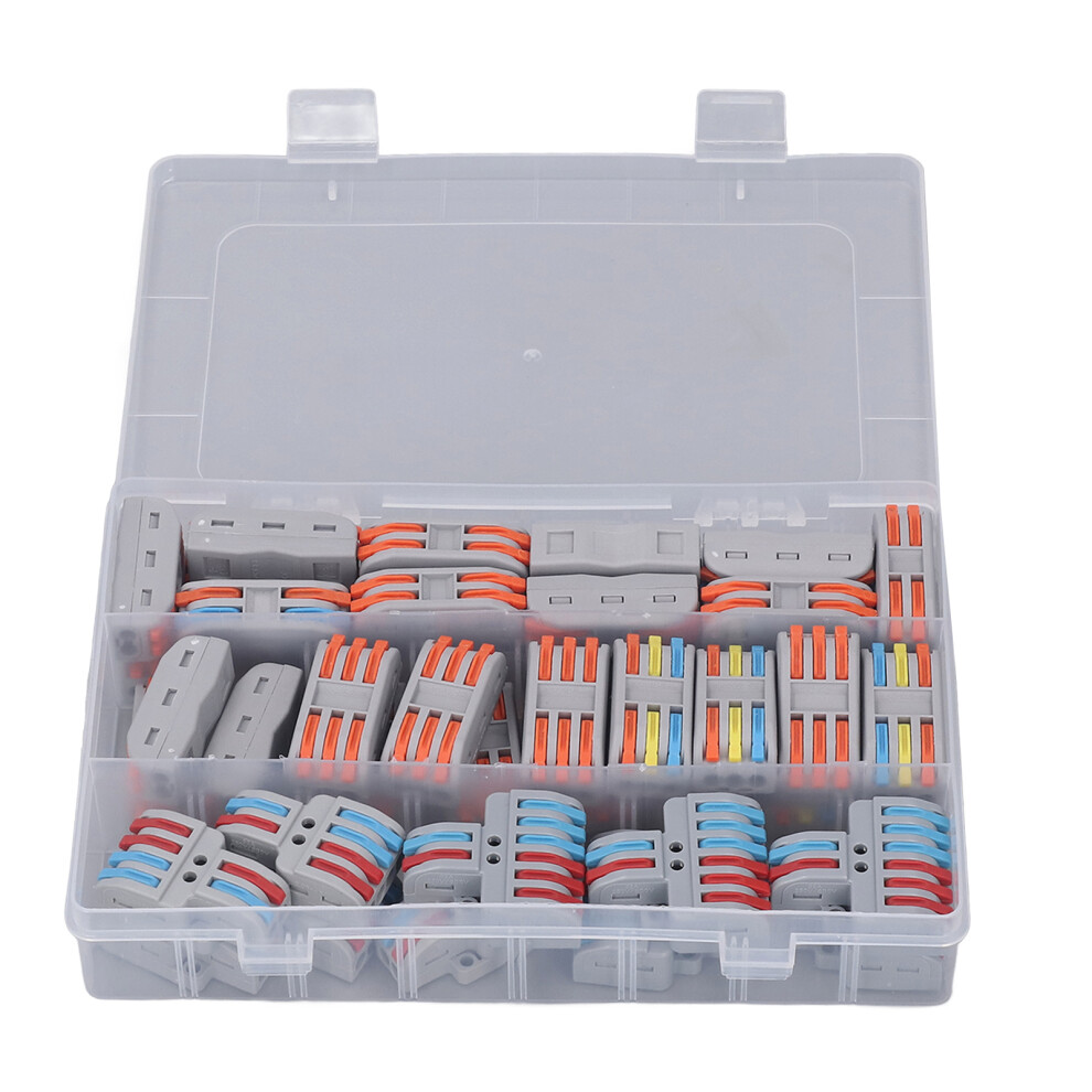 Compact Splicing Connectors Quick Disconnect Lever Wire Connectors Flame Retardant Insulated Terminals Universal Compatibility Multi Way Connection 9159805503719