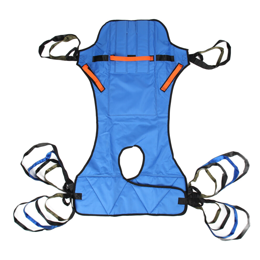 Elderly Care Patient Lift Sling Full Body Mesh With Toileting Opening Universal Fit Breathable Comfort For Bariatric And Bedridden Patients Bathing