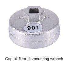 Heavy Duty Oil Filter Wrench Deep Reach Cap Tool 14 Flutes Precision Stamped With Multiple Contact Points Adjustable Fitment High Performance Socket