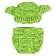 Diaper Costume Set for Infants, Handmade Crochet Clothes with Super Soft Comfortable and Breathable Fabric, Cute & Fashion Baby Photography Prop,