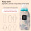 Travel Bottle Warmer Portable Bottle Keep Warmer Fast Heating 24 Hour Heat Retention USB Powered Adjustable Temperature Settings Multi Function 5