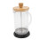 600ml hitzebeständiger Borsilikat-KaffeekPress mit Bambusdeckel 16