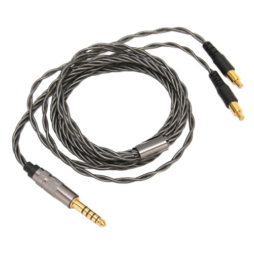 Frequency Transition HiFi Cable Tangle Free Upgrade Balanced Devices Detachable Plug Design Soft Braided Cable Compatibility Options Gold Plated Plug 1