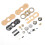 Fingertip Gyro Electronic DIY Kit with LED Light Effects, ABS Shell 9