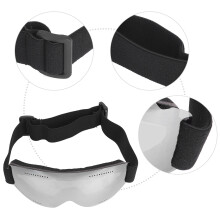 Silver PC Ski Goggles for Adults, Anti-Fog & Wind Protection