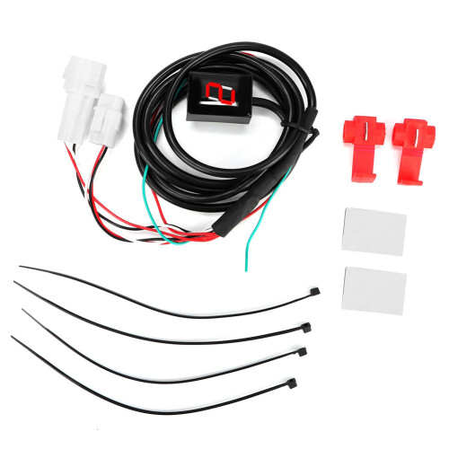 Universal LED Speed Gear Indicator for Yamaha Motorcycles, Black 1