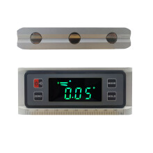 Professional Grade Digital Level with Reversible Screen, No Backside Access Required Stainless Steel Hardware Included, Magnetic Die Cast Aluminum
