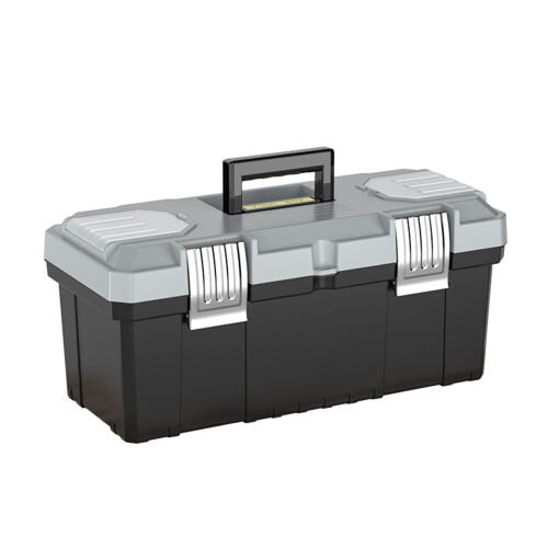 Toolbox With Removable Tray Toolbox For Tools Sturdy Toolbox With Lock Large Space Capacity Secure Toolbox With Seismic Non Slip Pad Versatile Design