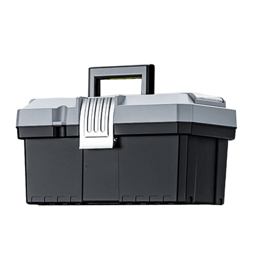 Toolbox With Removable Tray Toolbox For Tools Sturdy Toolbox With Lock Large Space Capacity Secure Toolbox With Seismic Non Slip Pad Versatile Design 1