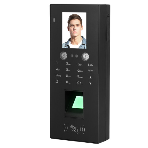 Standalone Door Access Control Panel, Biometric Fingerprint Recognition Automatic Locking, Visualized Operation Multiple Access Ways for Office 2