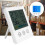 Indoor Digital Thermometer with Temperature Display, Weekday Weekends Mode Versatile Design Backlit LCD Screen, Touch-Controlled Hygrometer for Home 5