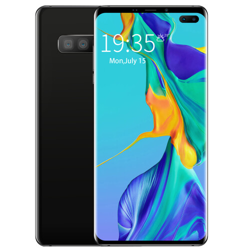 Dual Camera Smartphone with Facial Recognition, Expandable Storage Android Operating System Efficient Battery Life Waterdrop Screen Compact Unlocked 1